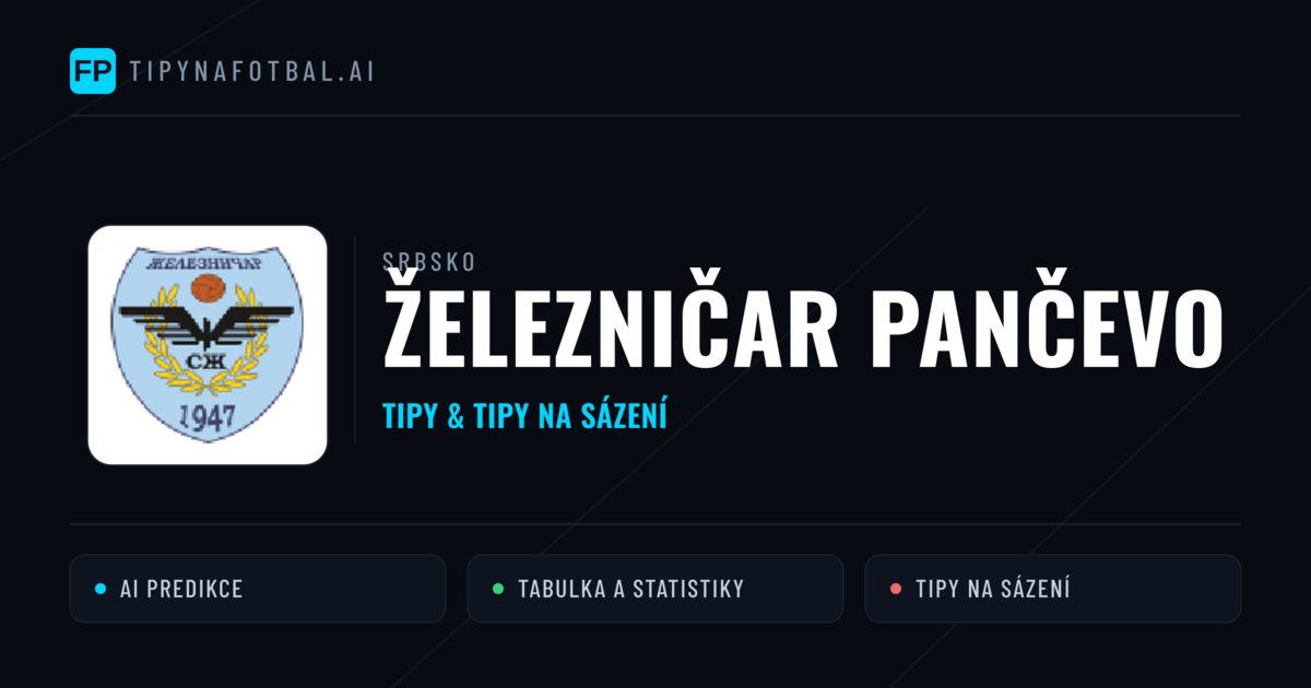 Železničar Pančevo Tipy a statistiky