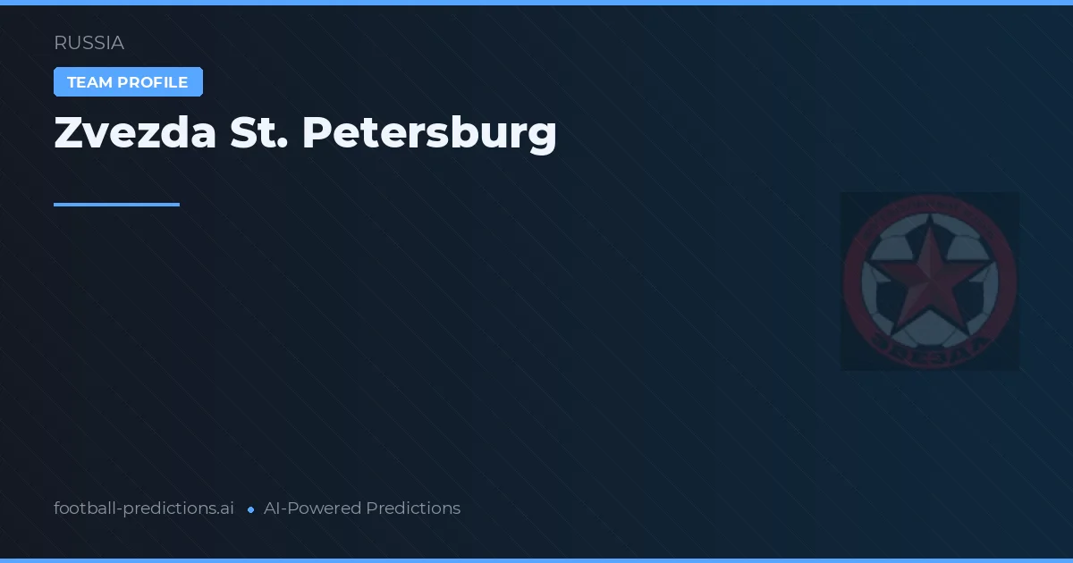 Zvezda St. Petersburg Tipy a statistiky