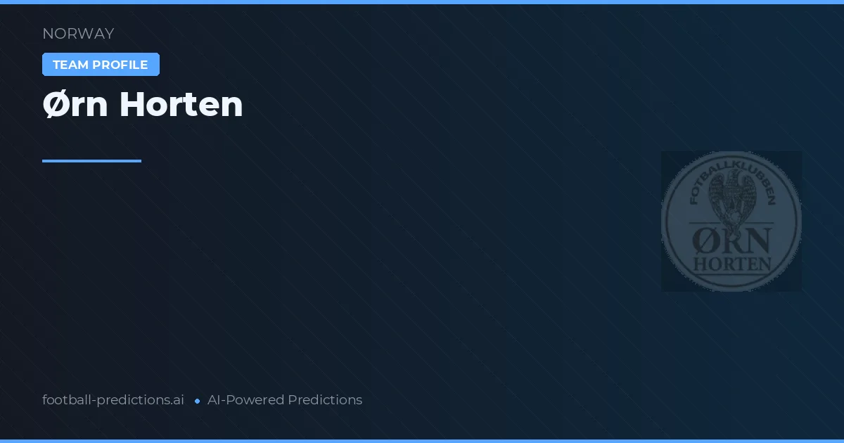 Horten Ørn Tipy a statistiky